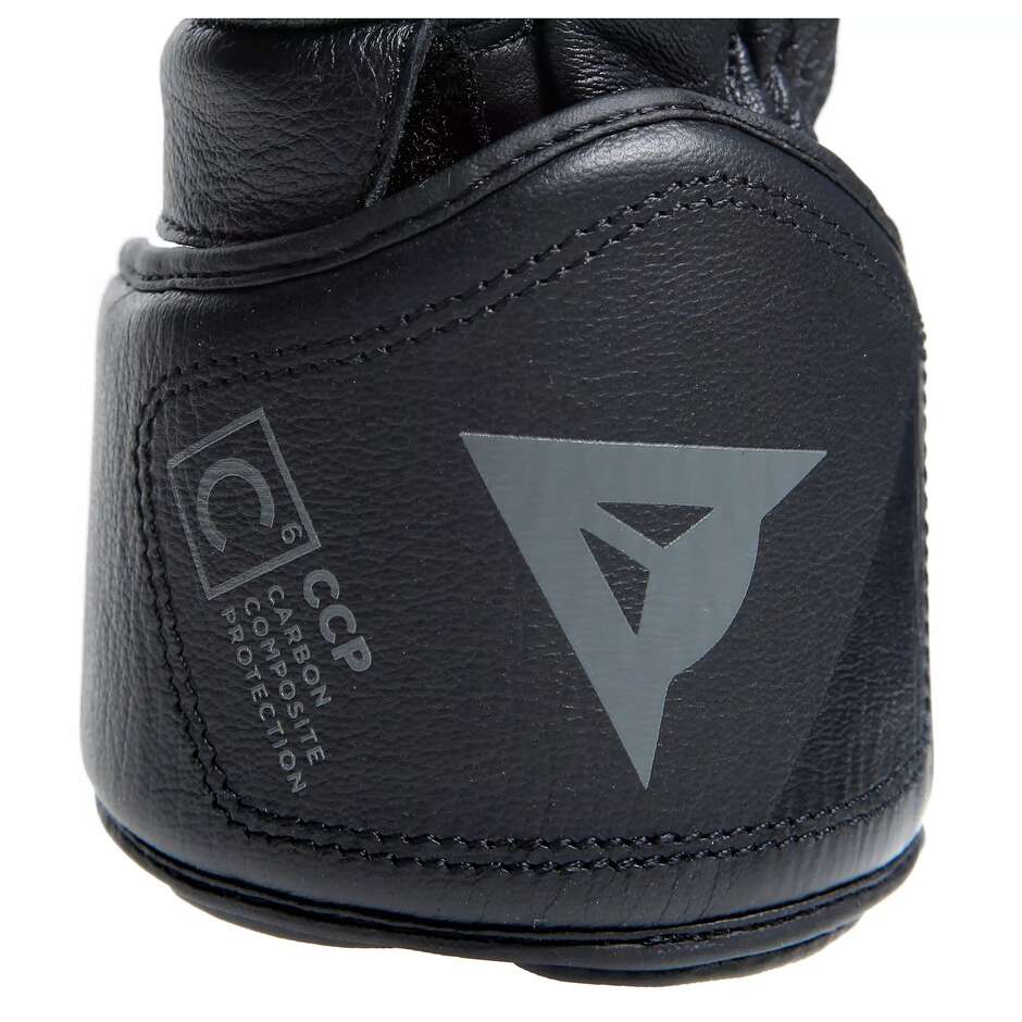 Guanti Moto Pelle Dainese DRUID 4 # Nero Nero CHARCOAL Grigio