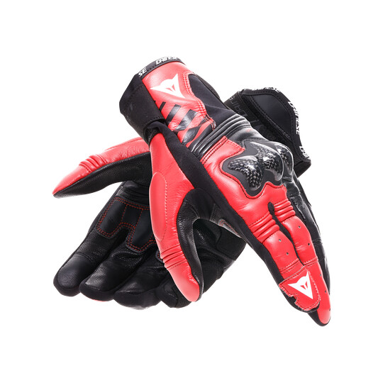 Guanti Moto Pelle REACTO CARBON SHORT GLOVES Nero Ro taglia 2X