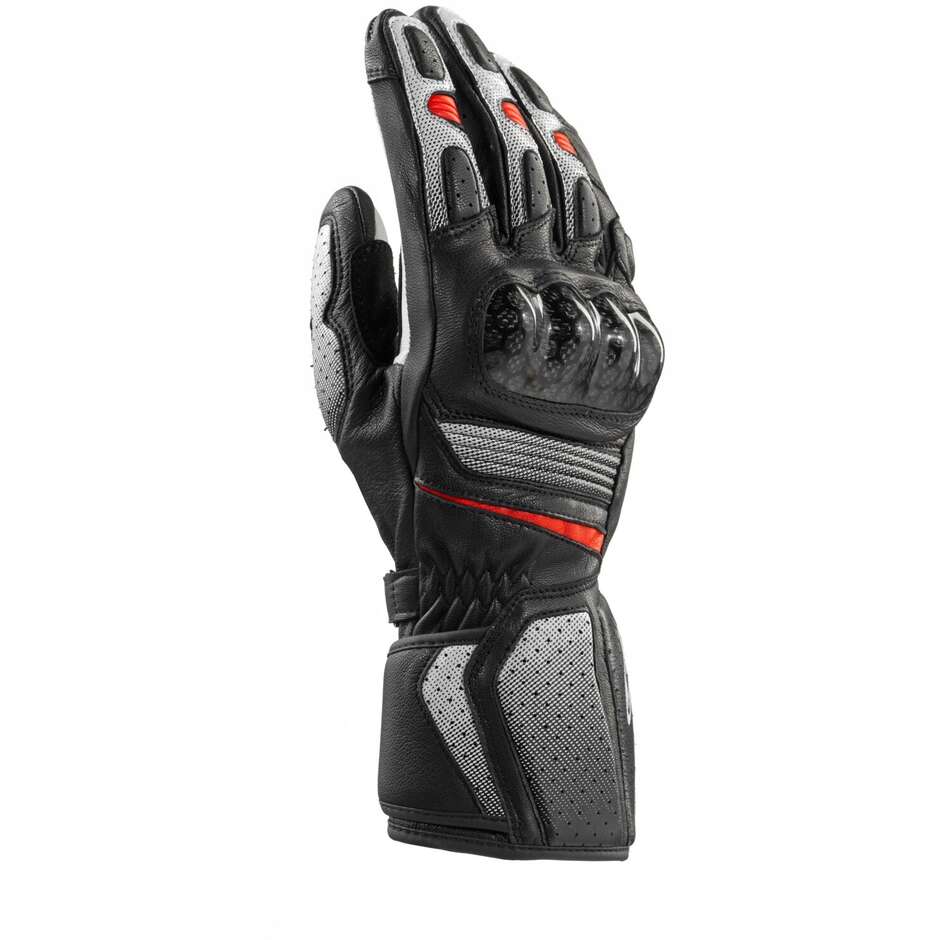 Guanti Moto Racing ST 03 SPORT Nero Rosso taglia L