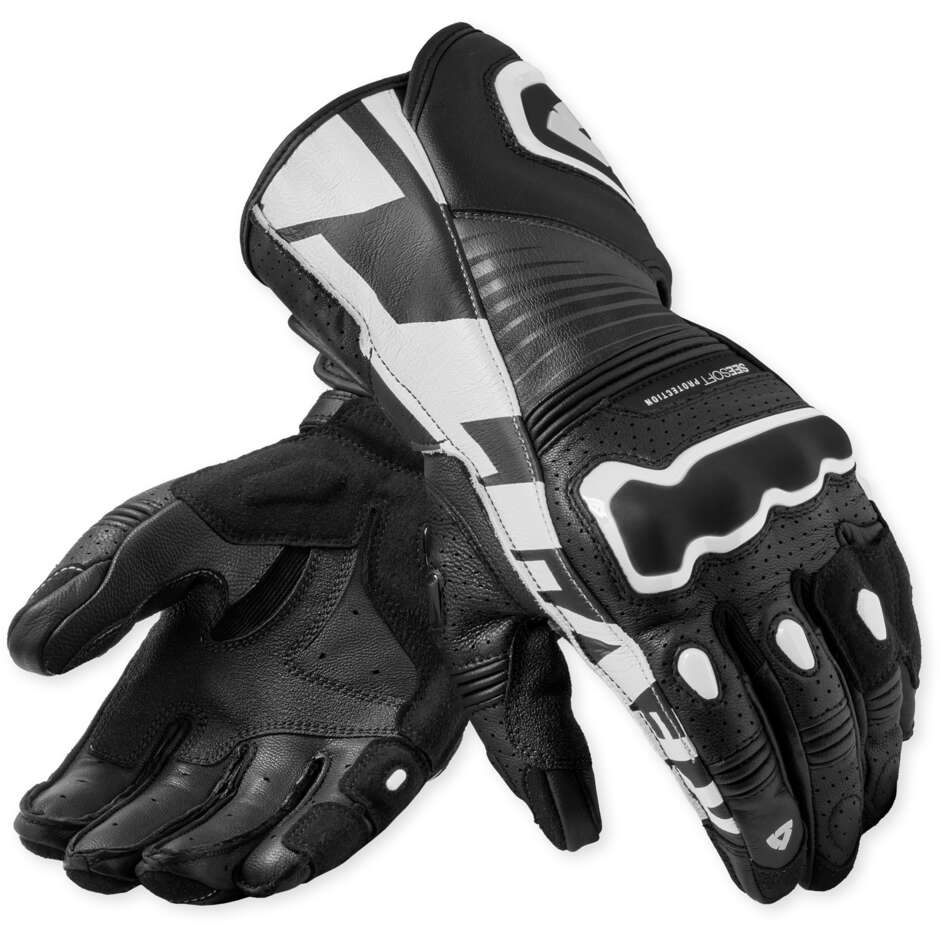 Guanti Moto Rev'it Argon 3 Nero Bianco