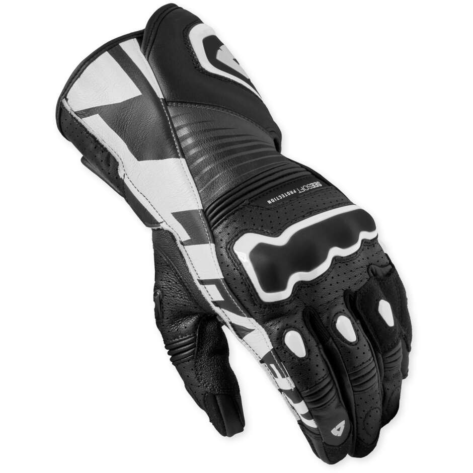 Guanti Moto Rev'it Argon 3 Nero Bianco