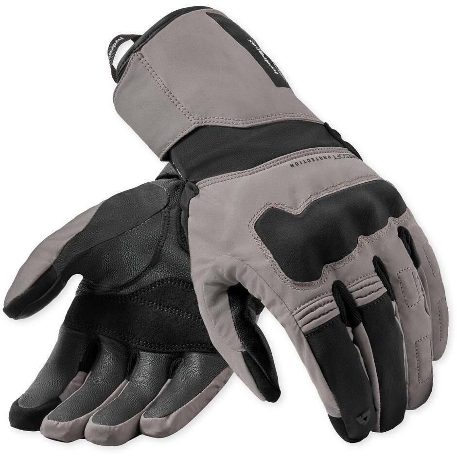 Guanti Moto Rev'it Convergent H2O Grigio Nero