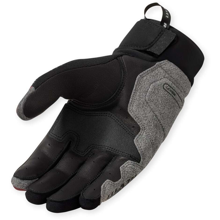 Guanti Moto Rev'it Kinetic 2 Nero Rosso