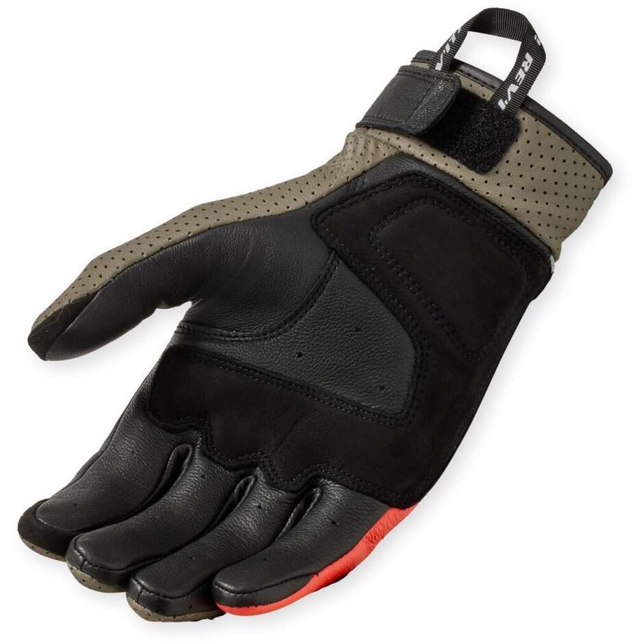 Guanti Moto Rev'it Lewisville Sabbia Rosso