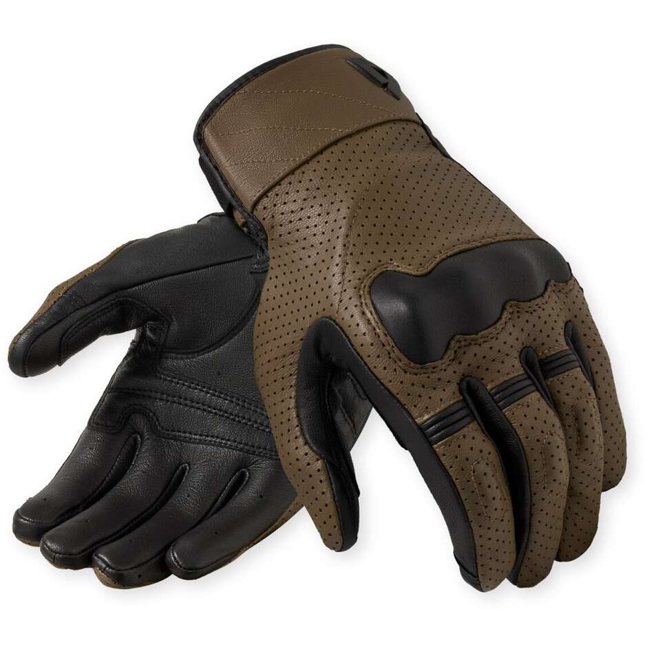 Guanti Moto New Heights Marrone Nero taglia XL