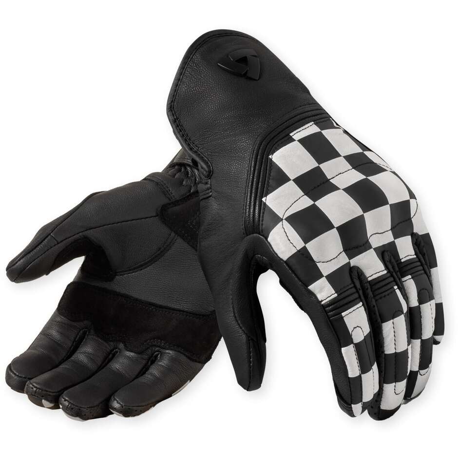 Guanti Moto Rev'it Redhill Bianco Nero