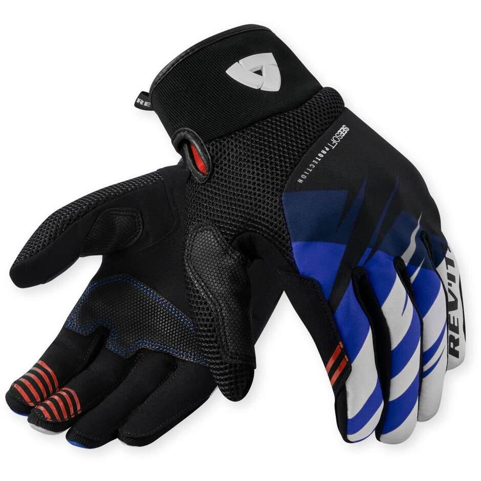 Guanti Moto Surge Nero Blu taglia XL