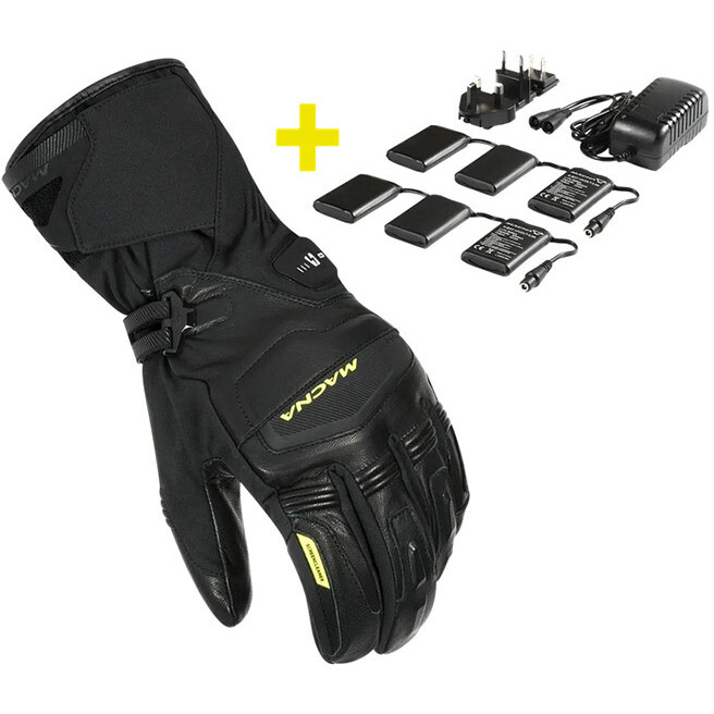 Guanti Moto Riscaldanti AZRA RTX KIT (12V - 3A) Nero taglia M