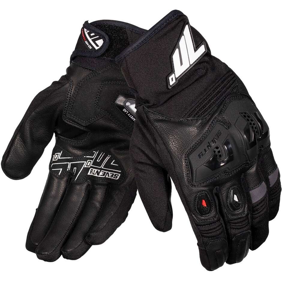 Guanti Moto Degrees SD-N51 DRAGONFLY Nero Rosso taglia L