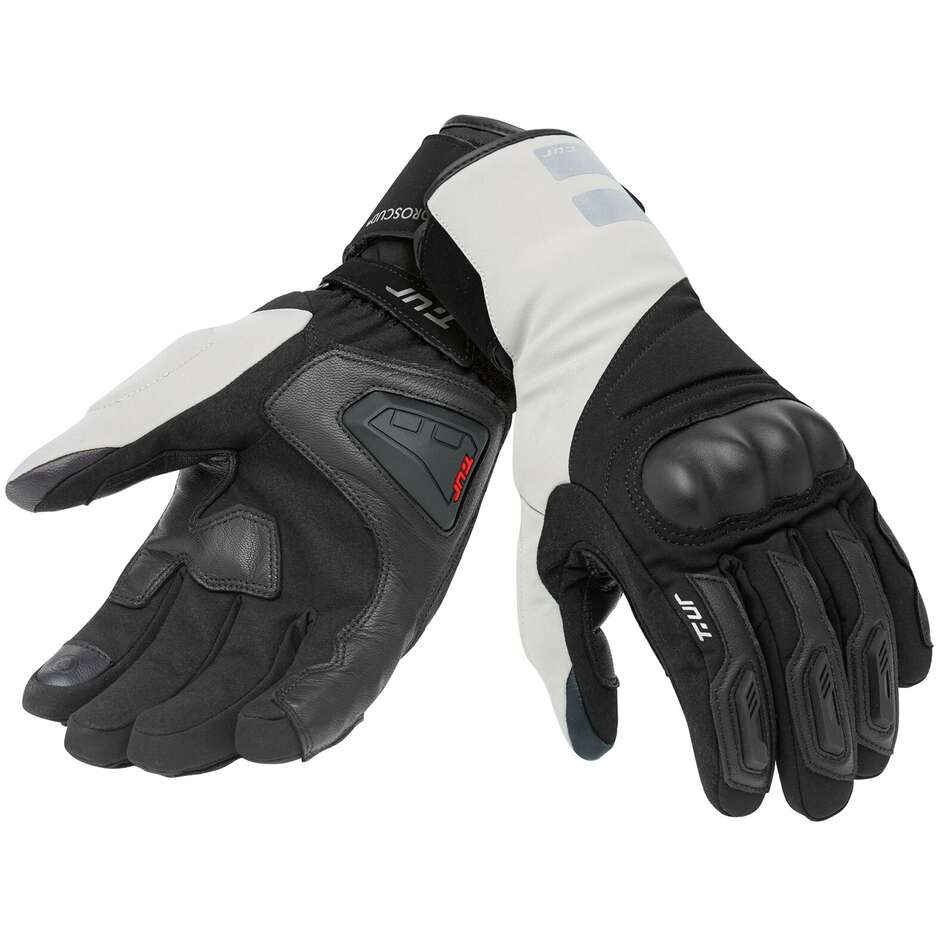 Guanti Moto T-UR T914HM G-ONE PRO HYDROSCUD Nero Ghiaccio taglia S