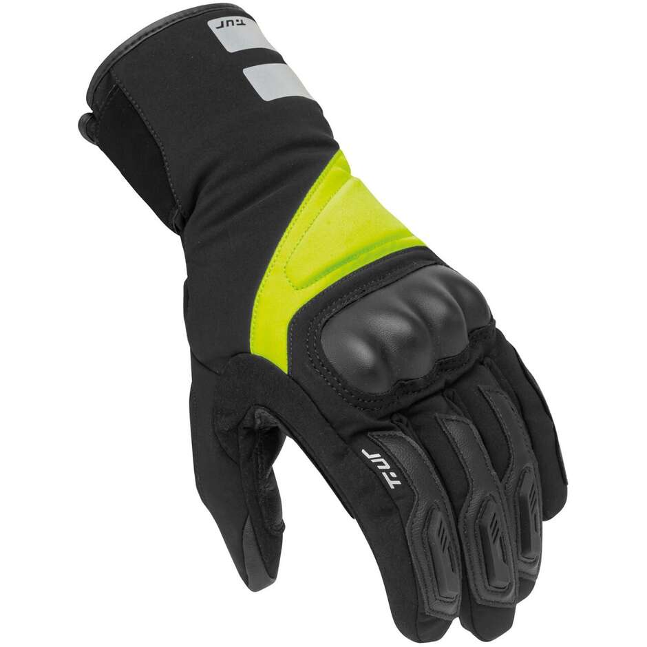 Guanti Moto  T-UR T914HM G-ONE PRO HYDROSCUD Nero Giallo 