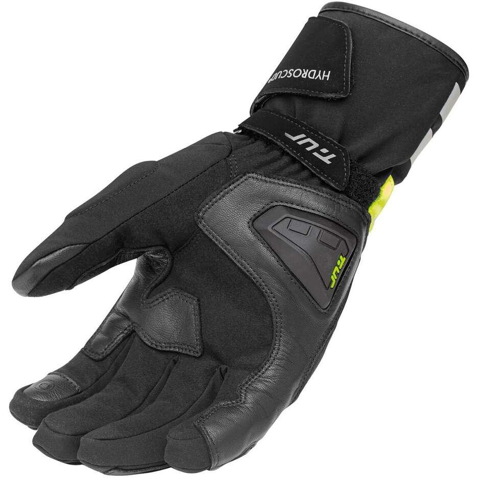 Guanti Moto  T-UR T914HM G-ONE PRO HYDROSCUD Nero Giallo 
