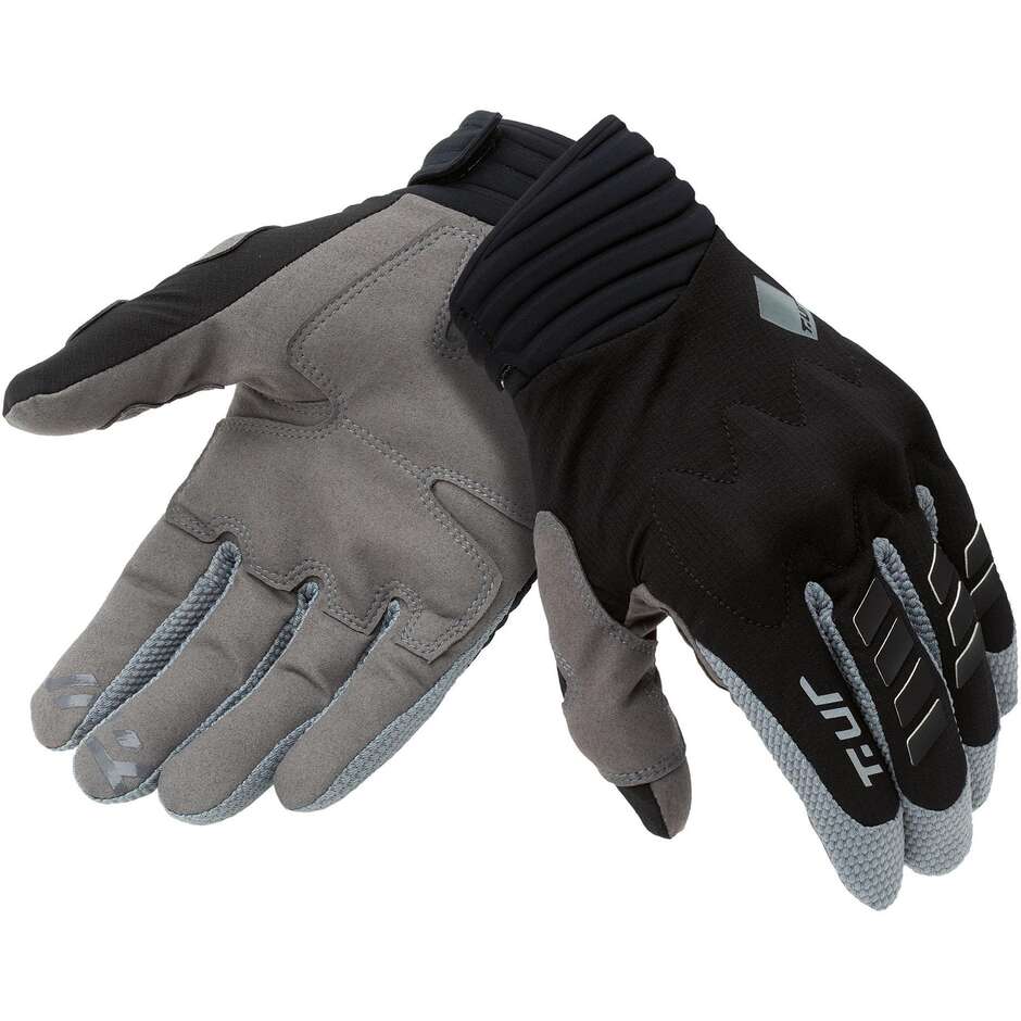 Guanti Moto T-UR T920HU G SIX  Nero Ghiaccio