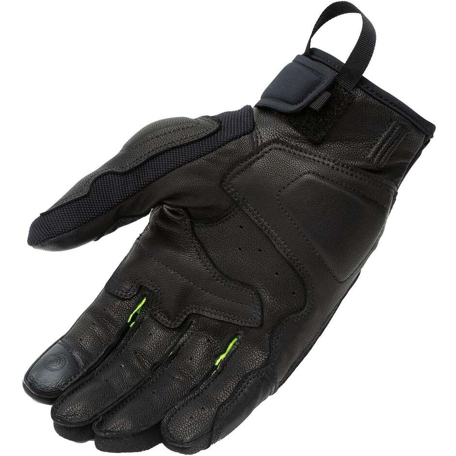 Guanti Moto T-UR T921HU G THREE 3D Nero Grigio