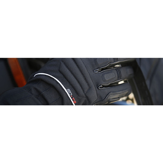 Guanti Moto Tecnici Invernali Seventy Con protezioni  T3 Omologato Nero Grigio