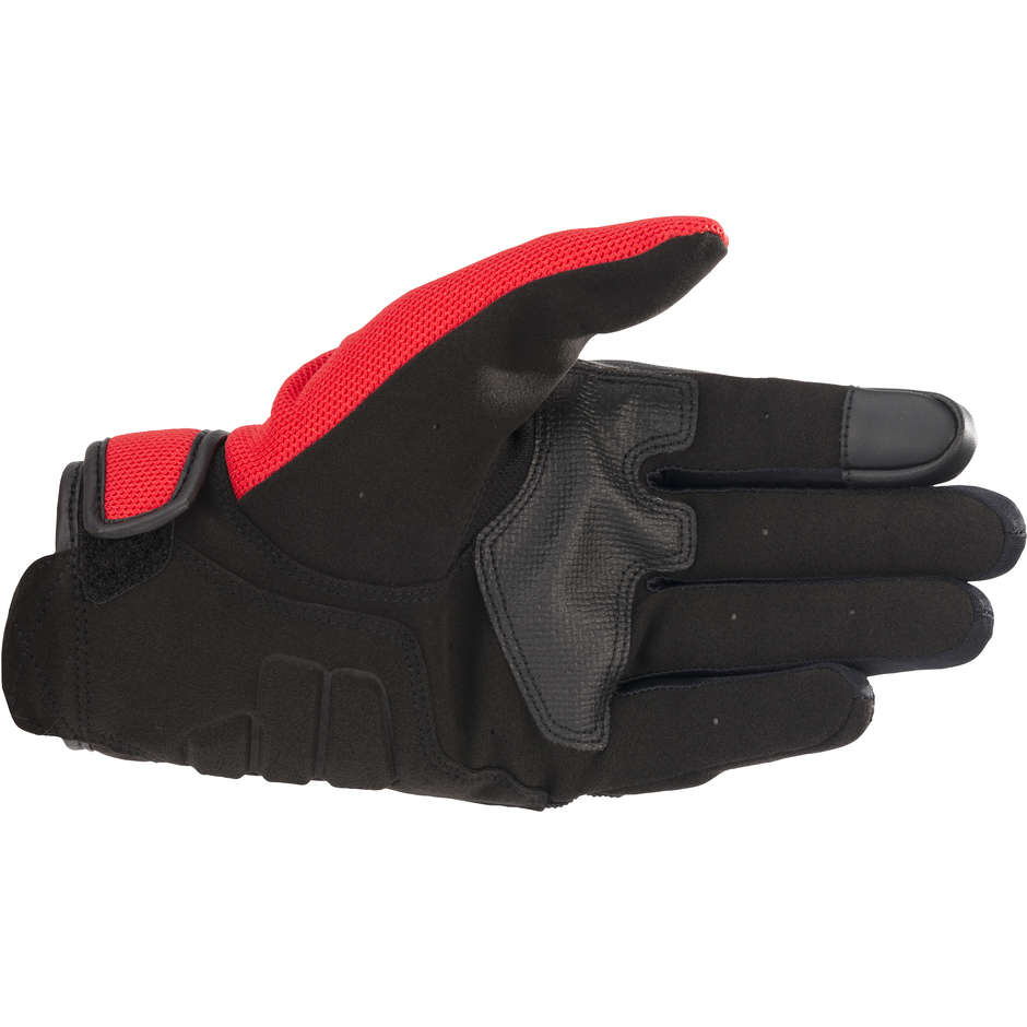 Guanti Moto Tessuto Alpinestars HONDA COPPER Nero Rosso Blu