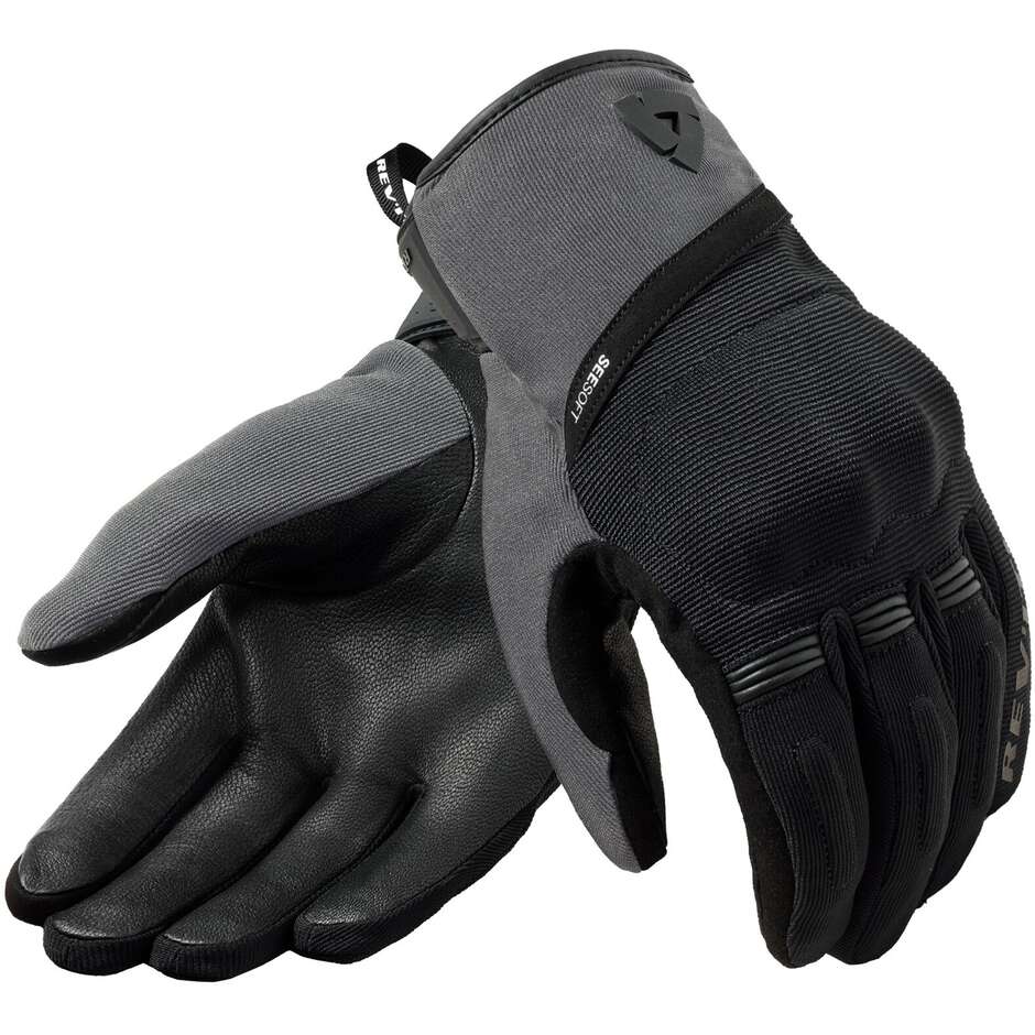 Guanti Moto Tessuto MOSCA 2 H2O Nero Grigio taglia 3XL