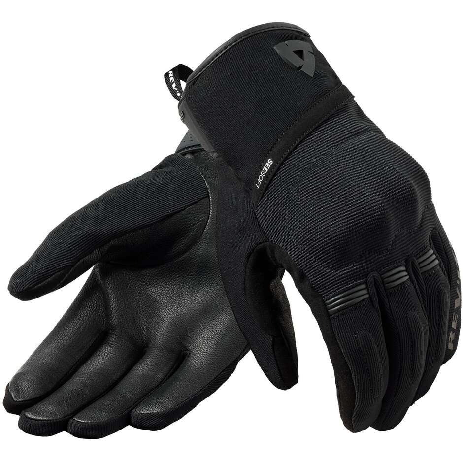 Guanti Moto Tessuto Rev'it MOSCA 2 H2O Nero