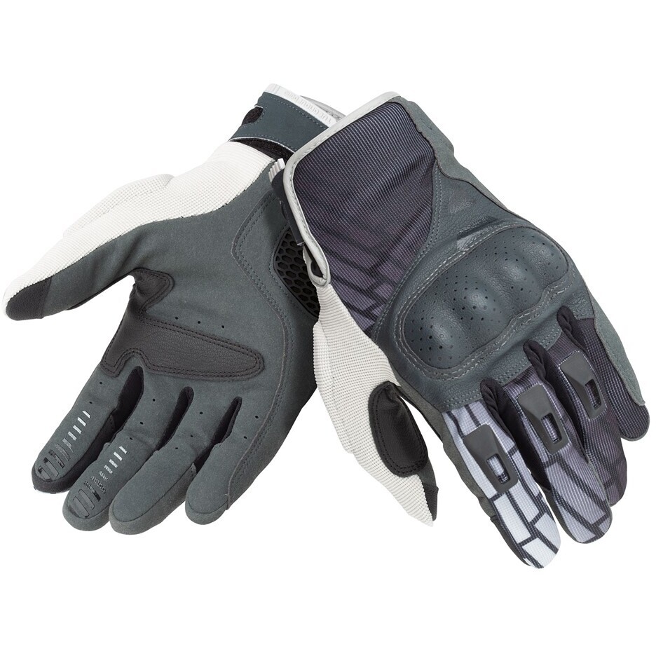 Guanti Moto Tessuto 9109hm STACCA Grigio taglia 3XL