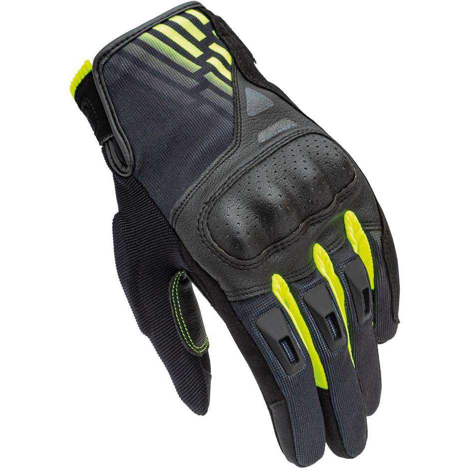 Guanti Moto Tessuto Tucano Urbano 9109hm STACCA Nero Giallo Fluo