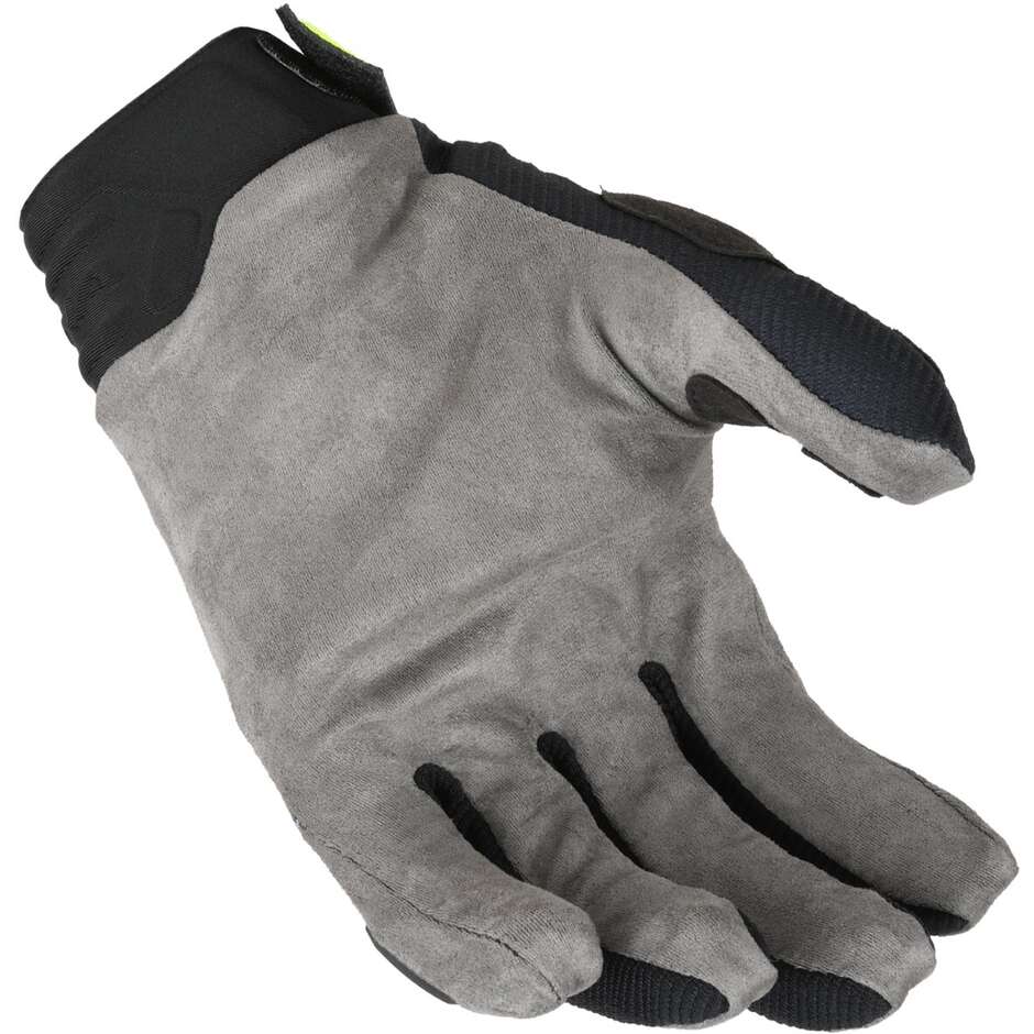 Guanti Motocross Macna Chameleon-1 Nero Grigio fluo Giallo