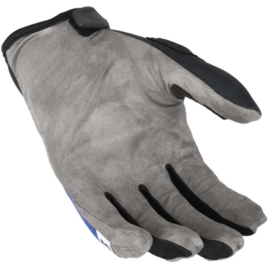 Guanti Motocross Macna Heat-1 Nero Blu Bianco