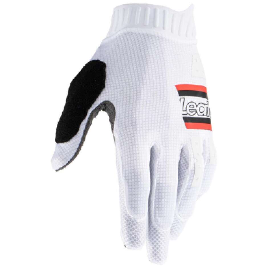 Guanti Mtb Ragazzo Leatt MTB 1.0 GRIPR JR Bianco