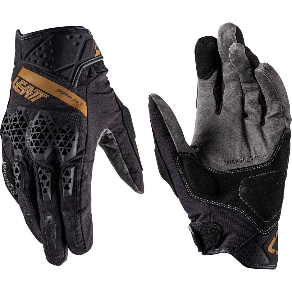 Guanto ADV HydraDri 6.5 Leatt Corto Nero Opaco / Grigio