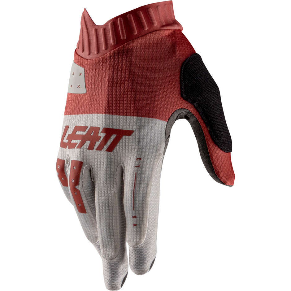 Guanto Leatt Mtb 1.0 Gripr Donna Rosso
