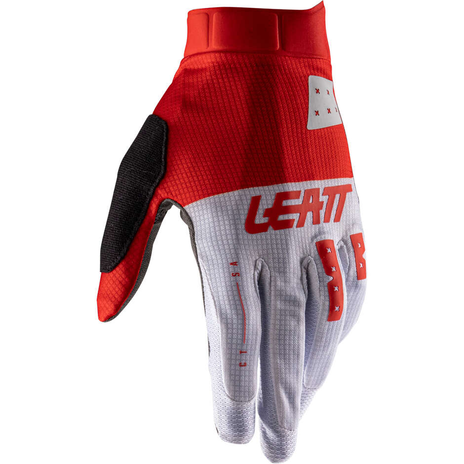 Guanto Leatt MTB 1.0 GripR Rosso