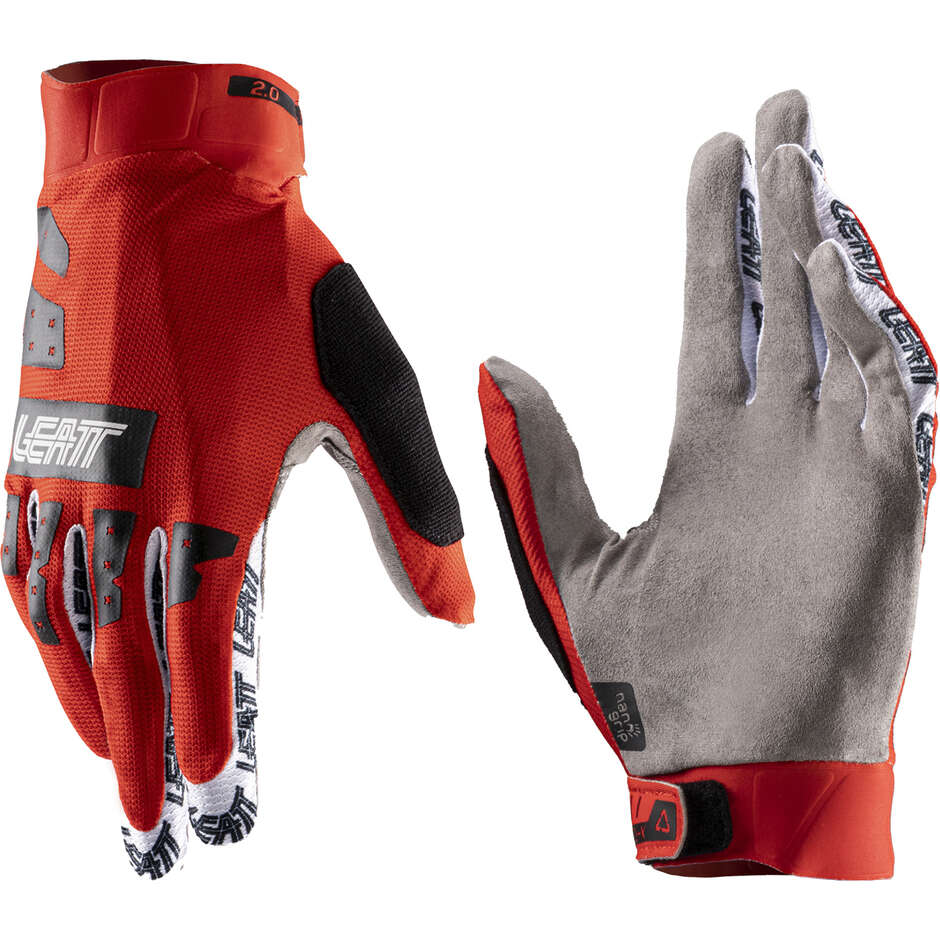 Guanto Leatt MTB 2.0 X-Flow Rosso