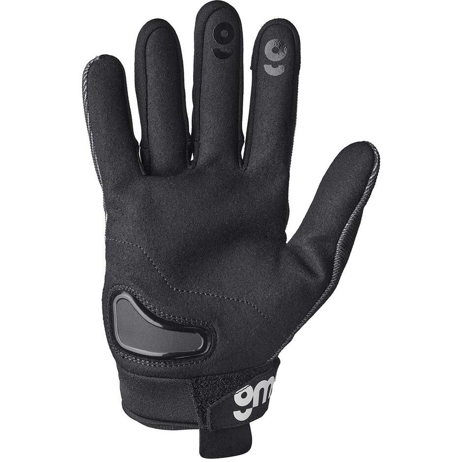 Guanto Moto GMS Jet city Sport Graffi Nero Bianco