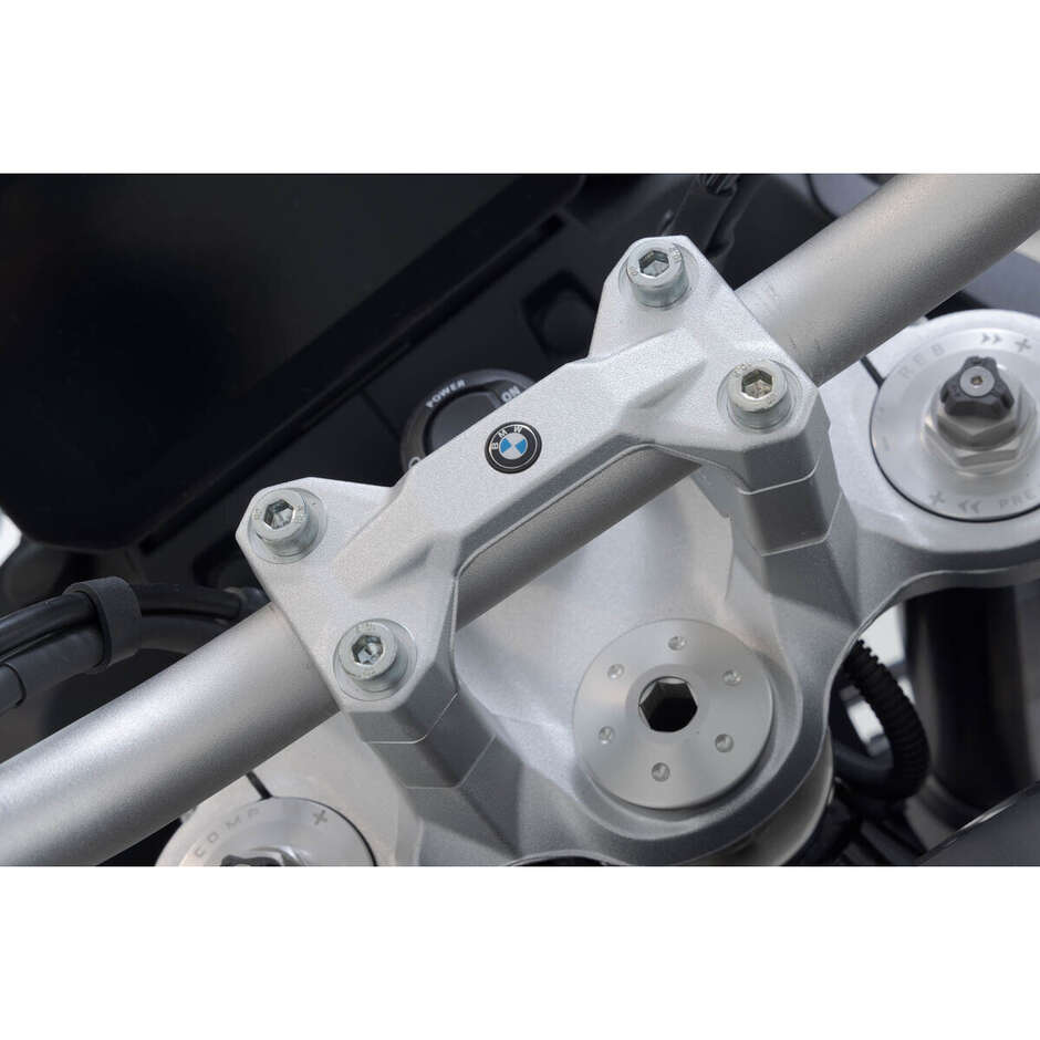 Guidon surélevé 30 mm SW-Motech LEH.07.039.12800/S pour BMW F850GS (18-23) et F850GS Adventure (19-23)
