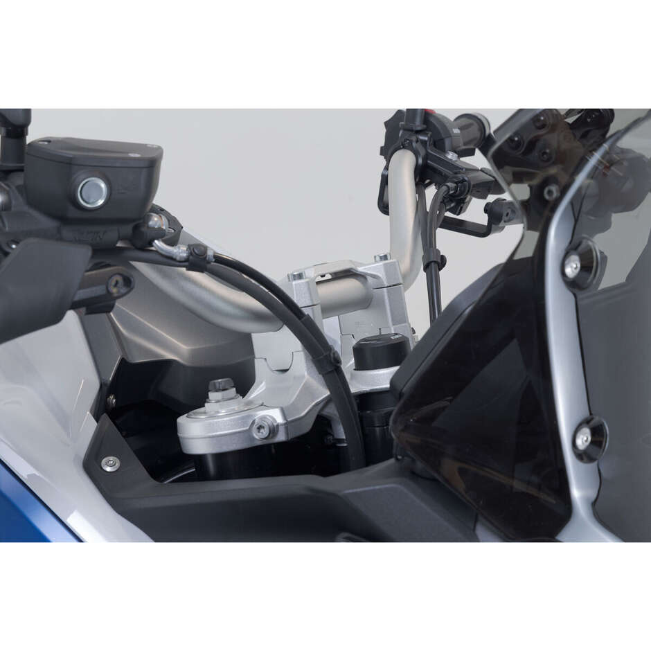 Guidon surélevé 30 mm SW-Motech LEH.07.039.12800/S pour BMW F850GS (18-23) et F850GS Adventure (19-23)