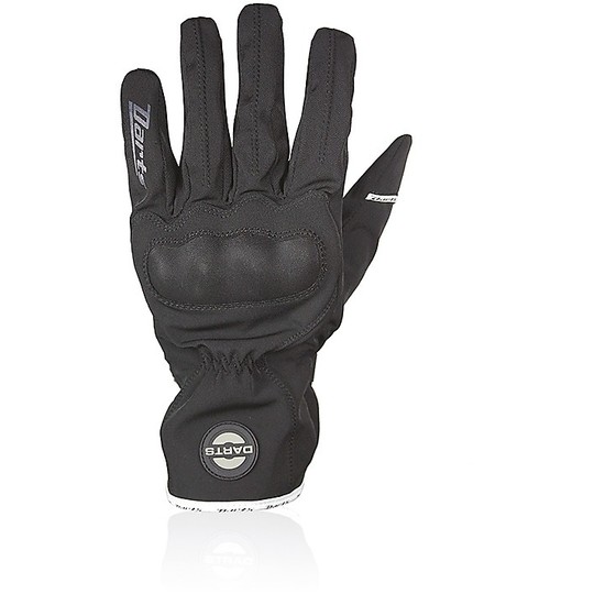 Half Season Motorcycle Gloves Darts Halifax Waterproof Black Certified