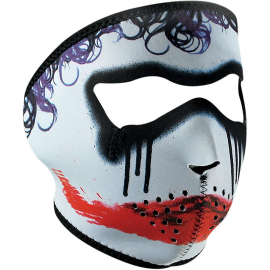 Halsband Zanheadgear Motorrad Maske Vollgesichtsmaske Joker