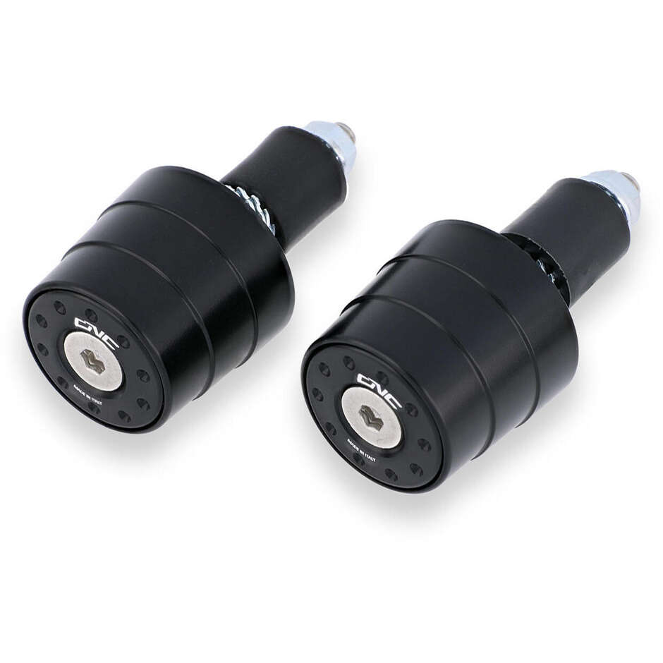 Handlebar End Weights CM231 BI-COLOR CNC Racing Black