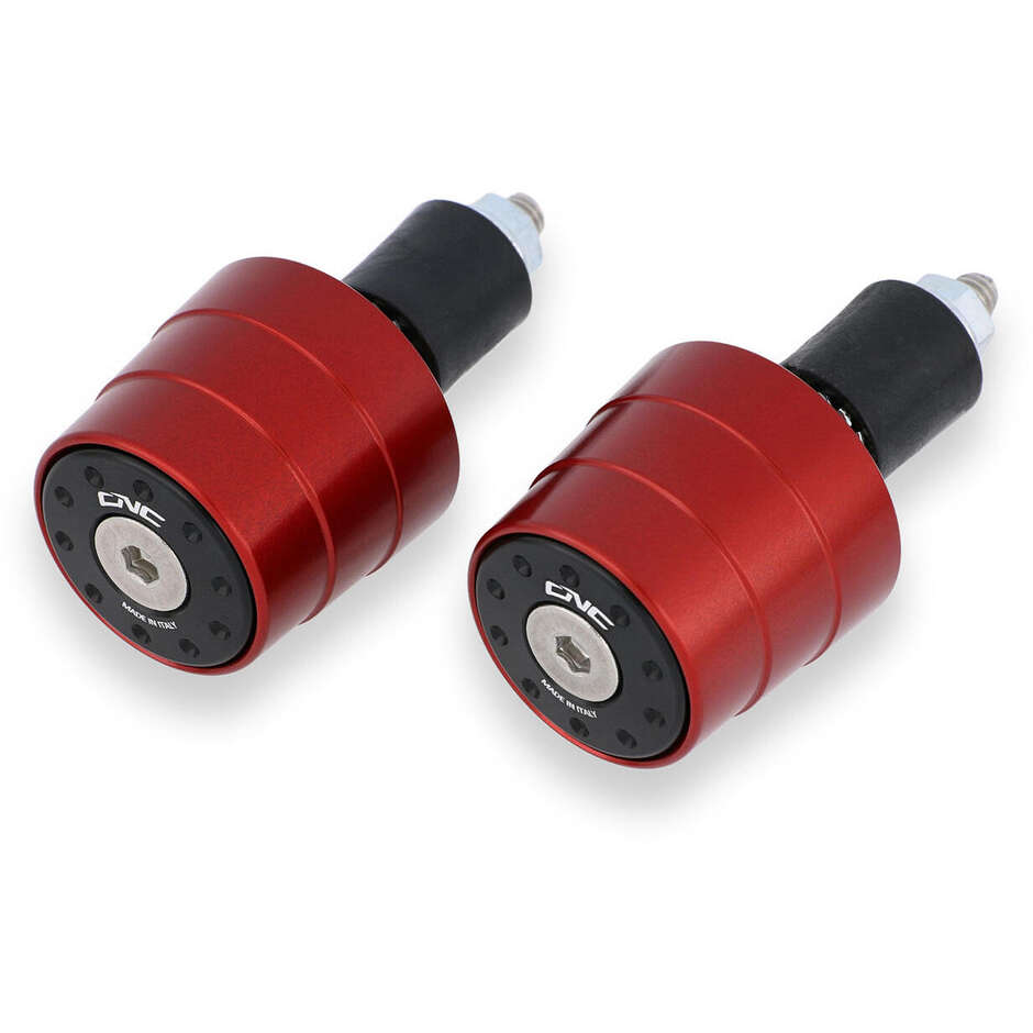 Handlebar End Weights CM231 BI-COLOR CNC Racing Red