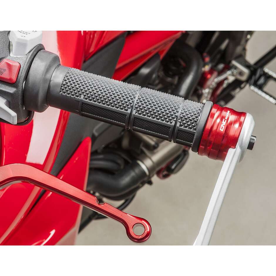 Handlebar End Weights CM235 Ducati Multistrada 950 1200 CNC Racing Black