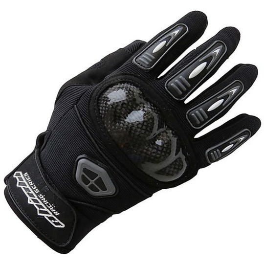 Handschuhe Moto Cross Enduro Schild Mx Racing Carbon Black
