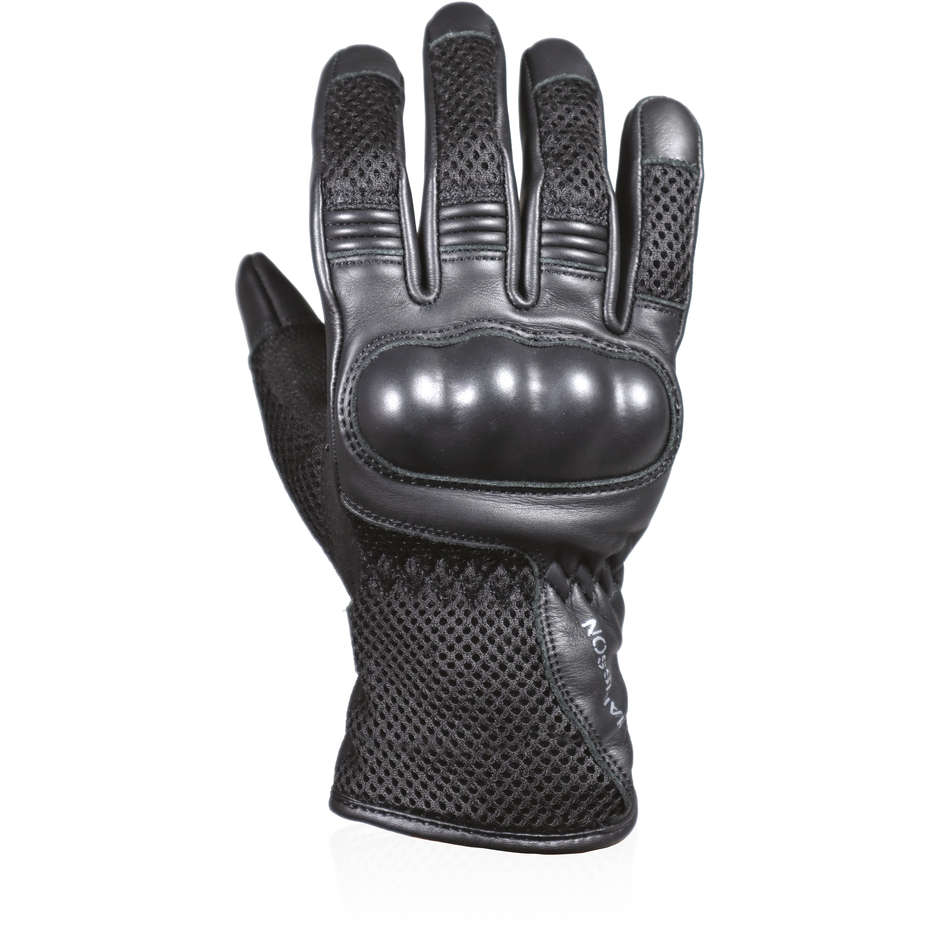 Harisson LAGUNA EVO Black Summer Fabric Motorcycle Gloves