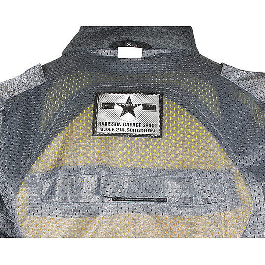 Harisson Sweater Patriot Gray Motorcycle Sweatshirt Jacket