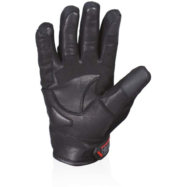 Harisson WEEK END WP Mid Season Fabric Motorcycle Gloves Black