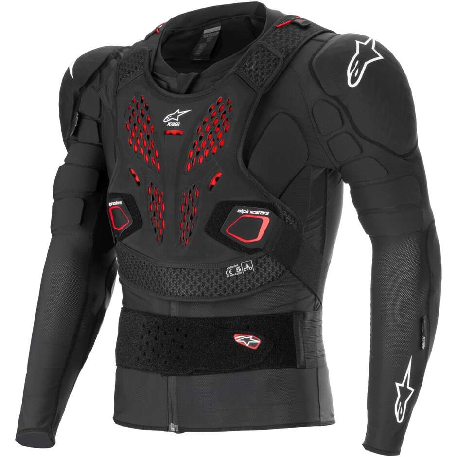 Harnais Moto Alpinestars BIONIC PRO V3 PLASMA PROTECTION Cross Enduro Noir Rouge Blanc