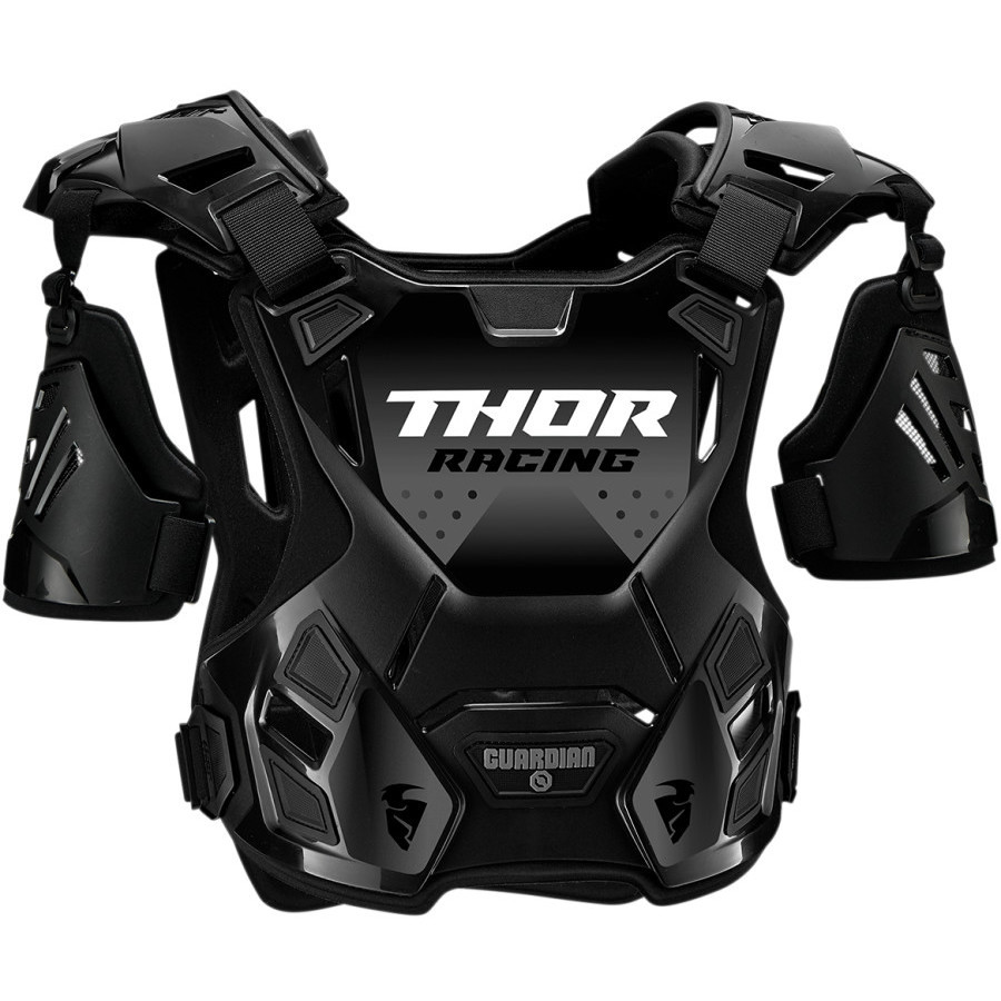 Harnais Moto Cross Enduro Thor Guardian Roost Guard S20 Deflectorn Noir