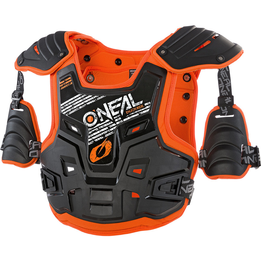 Harness Moto cross Enduro O'Neal PXR STONE SHIELD Black Orange