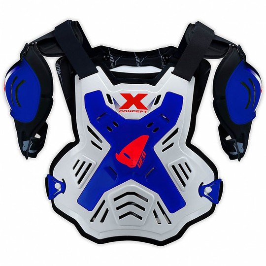 Harness Moto Cross Euduro Ufo X-Konzept Blau Weiß Riemchen