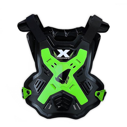 Harness Moto Cross Euduro UFO X-Konzept Grün Schwarz Neon