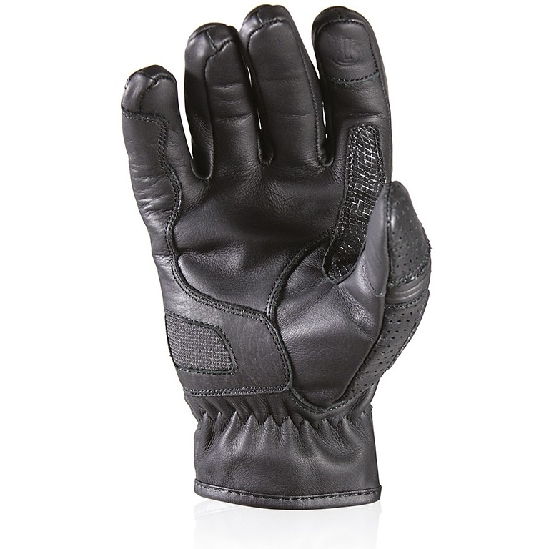 Harrison Sunset Evo CE Black Custom Leather Motorcycle Gloves