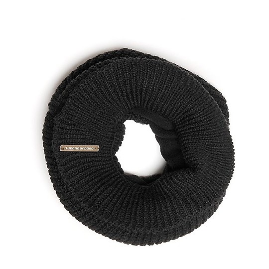 Hat collar Tucano Urbano Twist Again Fleece Black